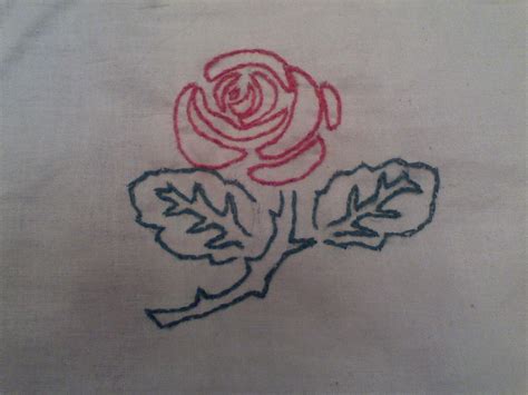 How To Hand Embroider A Rose 10 Steps With Pictures Instructables