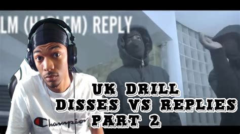 American Reacts To Uk Drill Disses Replies Part Youtube