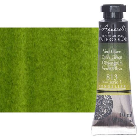 Sennelier L Aquarelle Artists Watercolor Olive Green Ml Tube