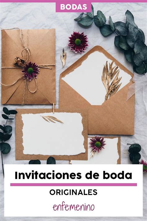 Invitaciones Boda Originales Diy Hechos Us