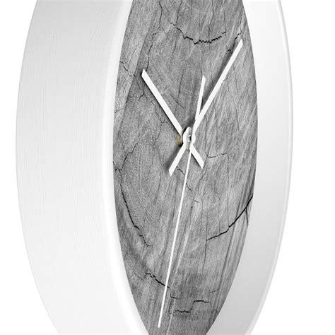 Wood Print Ultra Modern Wall Clocks Designer Office Wall Etsy Uk