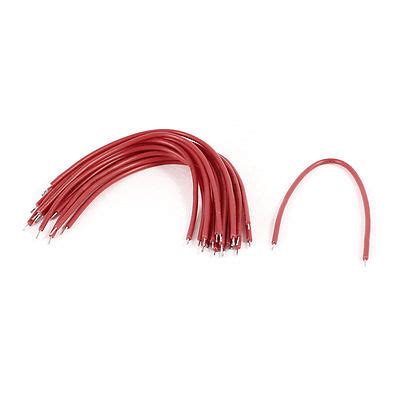 Купить 20 x красный pcb двойной конец пайки типа перемычки провода 10 ...