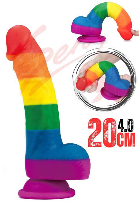 Erotica Pride Dildo Ultra Yumuşak Dokulu Renkli Cinsel Oyuncak Realistik Yapay Penis Silikon