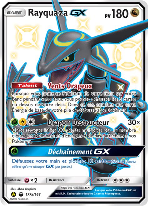 Rayquaza GX Soleil et Lune Tempête Céleste 177a Poképédia