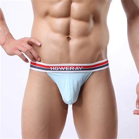 Howe Ray Brand Underwear Men Briefs Ice Silk Sexy Lingerie Mens Shorts