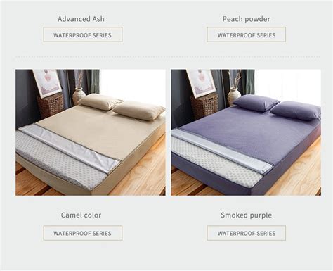 Drap Housse Juste De Matelas Imperm Able Avec Fermeture Clair Six