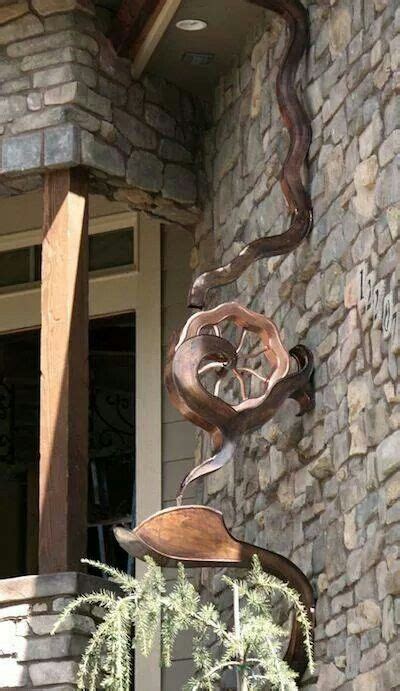 46 Gorgeous Gutter Art Ideas In 2021 Gargoyles Gutter Downspout