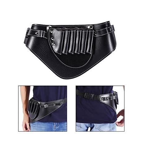 Scissor Holster Avec PU Cuir Sac De Coiffure Pouch Holder Avec La T