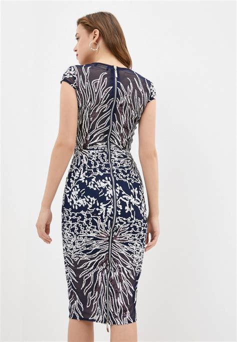 Платье Rich Naked Sherry Midi Dress цвет синий MP XW DR купить в интернет магазине Lamoda