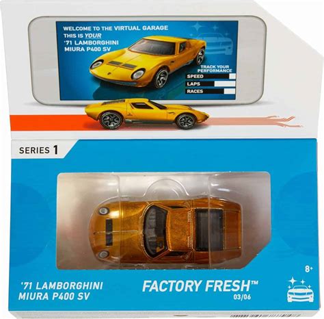 Hot Wheels Id 71 Lamborghini Miura P400 SV Universo Hot Wheels