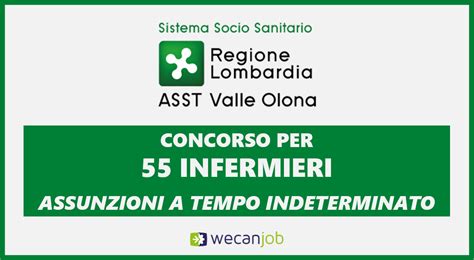 Asst Valle Olona Concorso Per Infermieri A Tempo Indeterminato