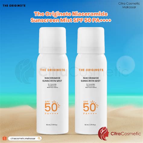 Jual CitraCosmetic The Originote Niaceramide Sunscreen Mist SPF 50