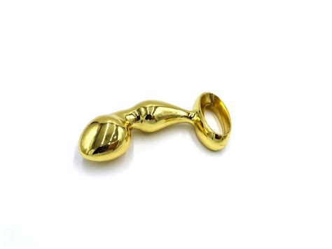 Goud Metalen Buttplug Voor Prostaat Stimulatie Anale Toys Voor