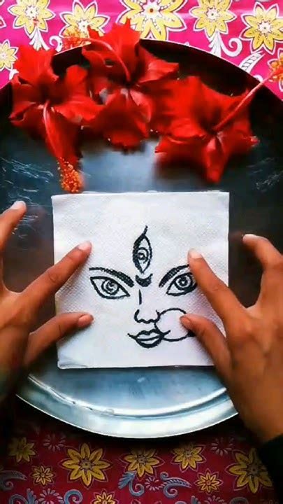 Navratri Special Maa Durga Painting🌍🙏🥰 Shorts Creatingforindia Lokartist Art Youtube