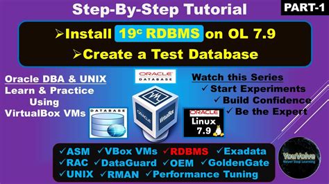 Step By Step Tutorial Install Oracle 19c And Create A Test Database