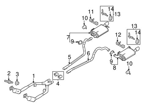 Ford Mustang Catalytic Converter Br Z F B Quirkparts