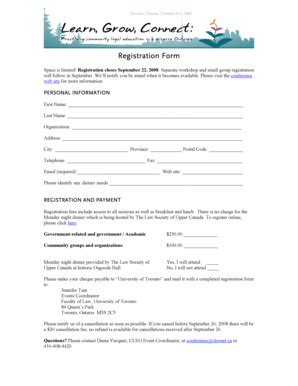 Fillable Online Law Utoronto Registration Form Rev2 Doc Law Utoronto