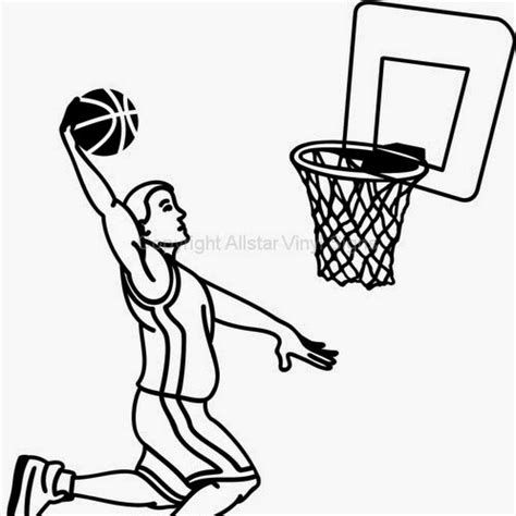 Картинки раскраски баскетболистов (47 фото)