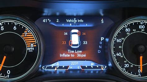 Jeep Cherokee Low Tire Pressure Warning Light Causes How To Reset