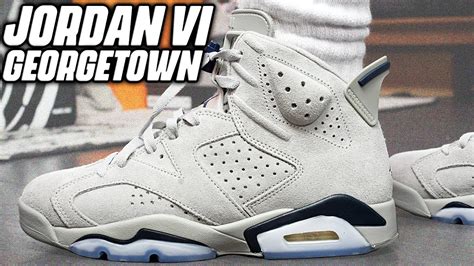 WATCH Before Buying Jordan 6 Georgetown Review And On Foot In 4K