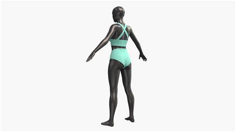 3D Bikini Set 02 Mannequin Female 001 Pose 01 TurboSquid 1949532