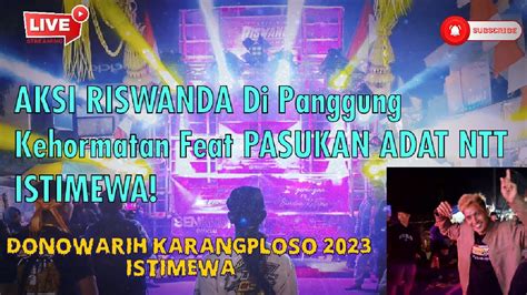 Istimewa Penampilan Riswanda Audio Di Panggung Kehormatan Feat