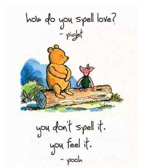 How Do You Spell Love Pooh Quotes Disney Quotes Winnie The Pooh