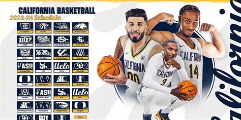 Cal Men's Basketball Game and TV Schedule Announced for 2023-2024 Season