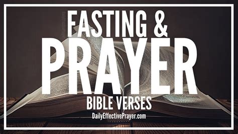 Bible Verses On Fasting And Prayer Scriptures To Read While Fasting