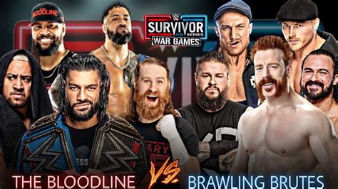 The Bloodline Vs The Brawling Brutes Survivor Series War Games