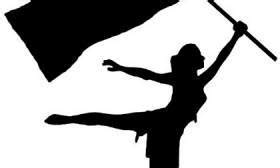 colorguard clipart silhouette flag 20 free Cliparts | Download images ...