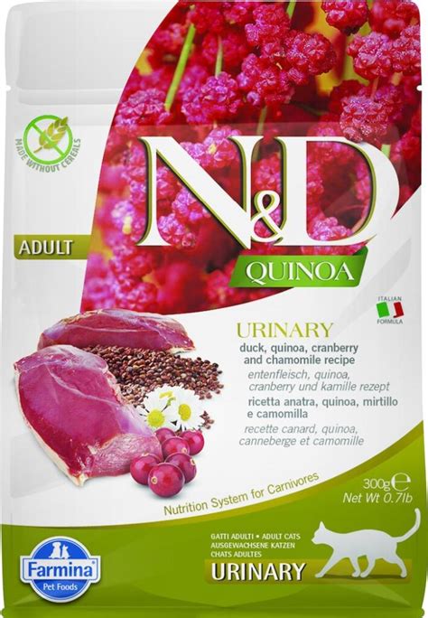 Fel Urinary Ente 300g Farmina ND Quinoa / Trockenfutter / Katzenfutter ...