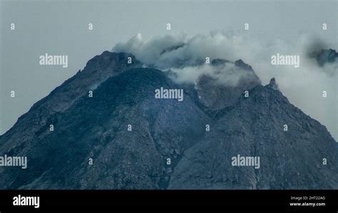 sleman yogyakarta indonesia  feb   crater  mount