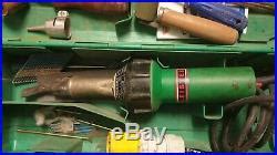 Leister 110v Hot Air Welding Tool Heat Gun Hand Welder With Carry Case Hand Gun Case
