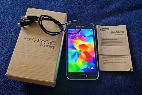 Samsung Galaxy S5 Mini SM G800F 16GB Charcoal Black Ohne Simlock