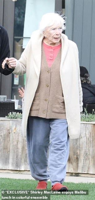 Movie Legend Shirley MacLaine 89 Spotted Stepping Out For Lunch In