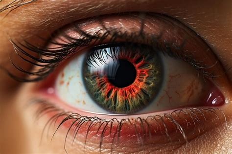 Retratos Irreales Y Fascinantes De Ojos Humanos Que Desafían La Realidad Foto Premium