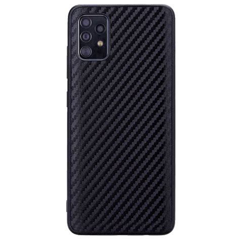 Карбоновый чехол на самсунг а52 , ультра-тонкий Carbon из мягкого ...