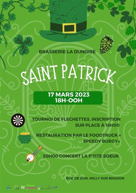 Saint Patrick Brasserie La Dunoise La Dunoise BRASSERIE FP