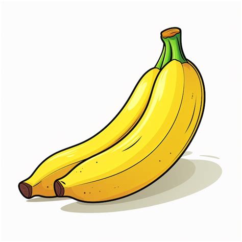 Premium Vector Banana Isolated On Transparent Background