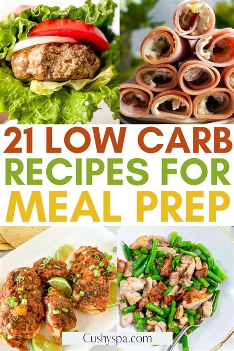 21 Low Carb Meal Prep Ideas - Cushy Spa