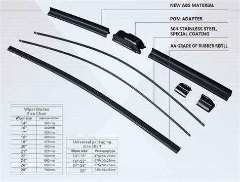 Superior Quality Universal Frameless Wiper Blade With Spray Nozzle