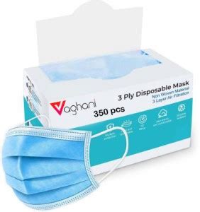 Vaghani 350 Pcs Blue Nose Pin Disposable Iso 3 Ply Pharmaceutical