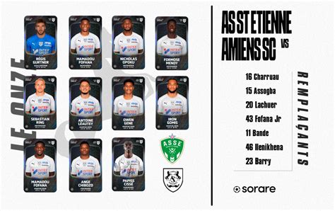 Amiens Sc Football Le Xi Ami Nois De Cette Me Journ E De Ligue