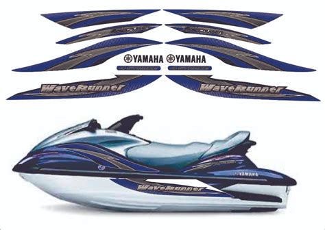 Yamaha Waverunner Fx Ho Cruiser 2005 Graphics Decal Sticker Kit