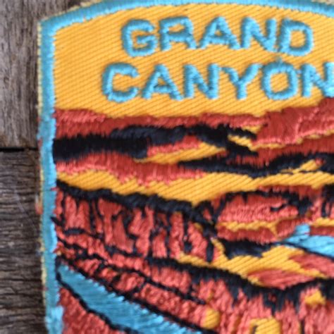 Grand Canyon Vintage Souvenir Travel Patch From Voyager Etsy