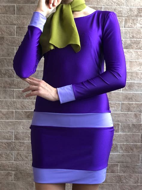 Daphne Blacke Dress Daphne Cosplay Costume Scooby Doo Dress Etsy