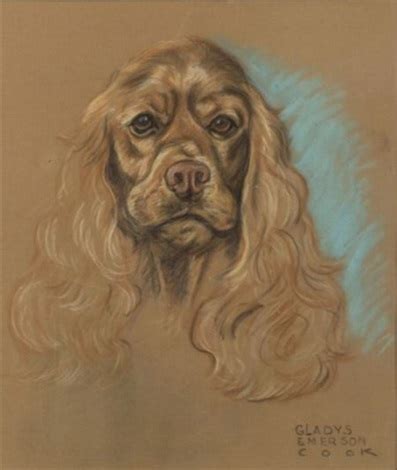 Portrait Of A Cocker Spaniel By Gladys Emerson Cook On Artnet