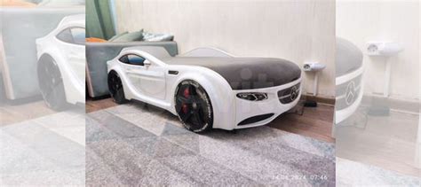 Детская кровать машинка Audi с матрасом бу купить в Москве | Личные ...