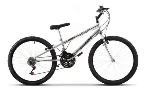 Bicicleta De Passeio Ultra Bikes Bike Rebaixada Aro 24 18 Marchas